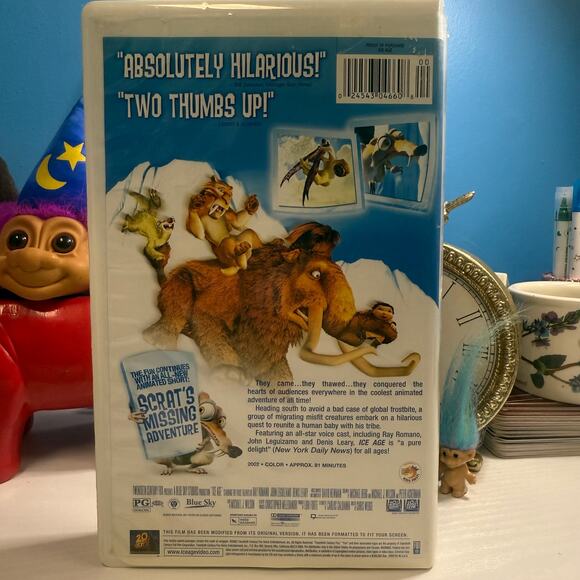 Ice Age (2002) VHS Clamshell Movie Tape Scrat’s Missing Adventure Tested - Picture 2 of 3